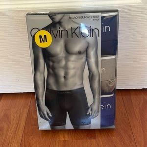 Calvin Klein Microfiber Boxer Briefs 3-Pack